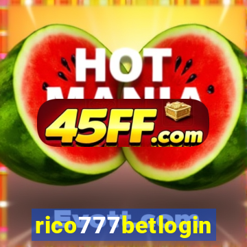 rico777betlogin